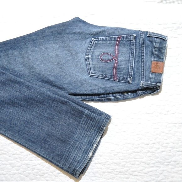 Lucky Brand wide leg bootcut blue jeans - Picture 1 of 5